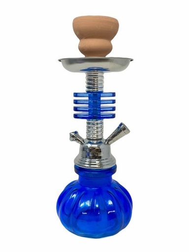 [ITM121221022151] ZEBRA OMAR 1 HOSE HOOKAH ASSORTED COLORS