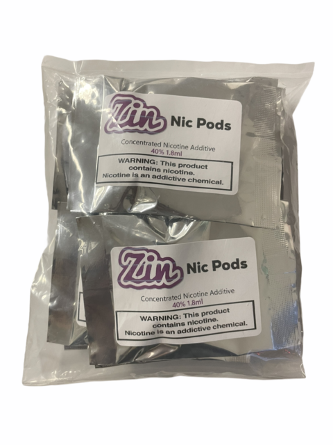 ZIN NIC PODS BAG OF 10