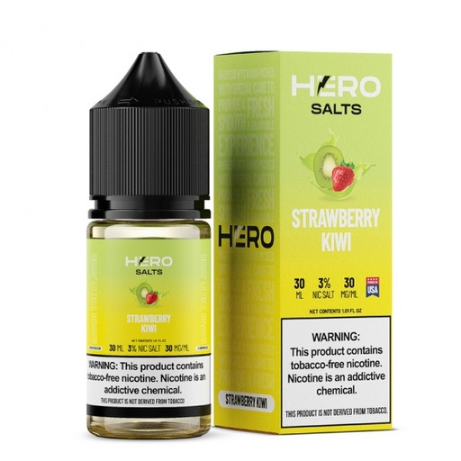 [HERO-12317] HERO SYNTHETIC SALT 30ML (STRAWBERRY KIWI, 50MG)