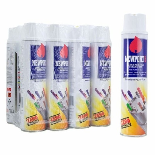 [ITM140920014293] NEWPORT ZERO BUTANE 300ML 10OZ BOX OF 12