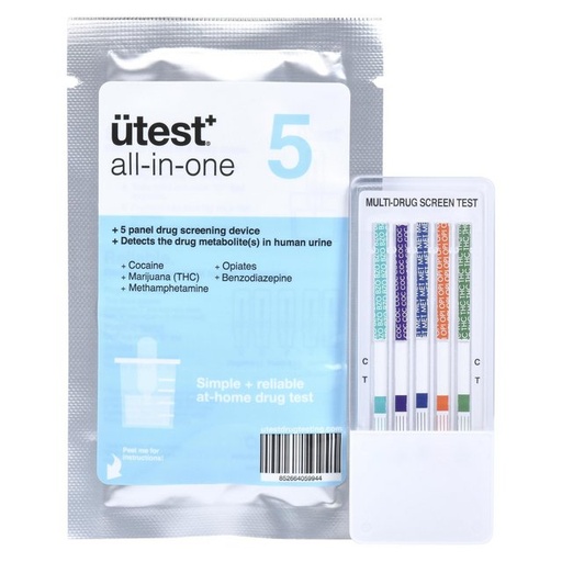 [ITM150421017384] UTEST ALL IN ONE DRUG TEST 5 PANEL