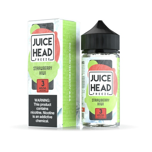 [ITM23062041274127] JUICE HEAD FREEZE 100ML (STRAWBERRY KIWI, 3MG)