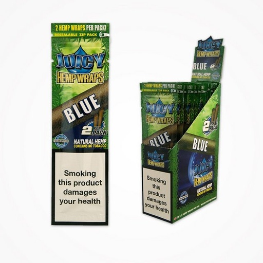 [JUIC-12965] JUICY JAY'S HEMP WRAPS 25CT (BLUE)