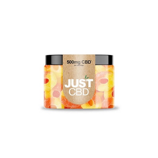 [JUST-12583] JUST CBD GUMMIES 500MG (PEACH RINGS)
