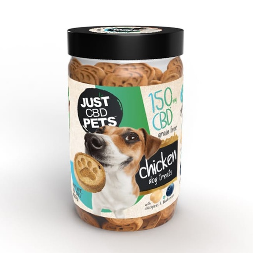 [JUST-22855] JUST CBD PETS DOG TREATS 150MG (CHICKEN)