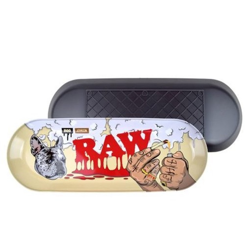 [ITM150921020396] RAW X BOO JOHNSON SKATE DECK METAL ROLLING TRAY