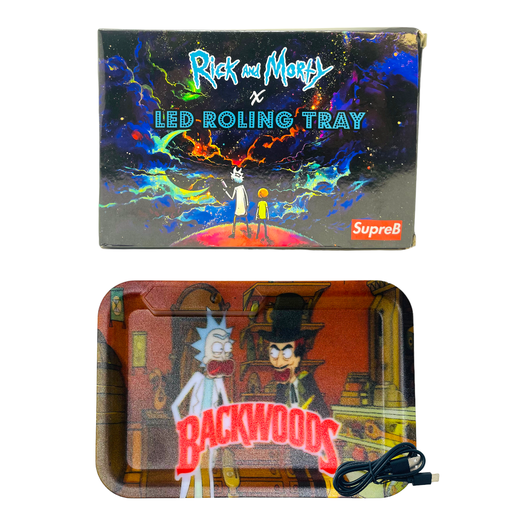 [ITM160121015769] SUPREB X RICK AND MORTY 7 COLOR MINI LED ROLLING TRAY
