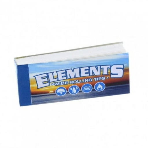[ITM170720012738] ELEMENTS WIDE ROLLING TIPS NON PERFORATED 50CT BOX OF 50