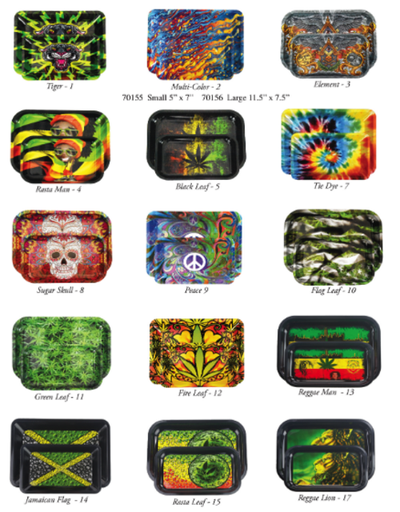 [ITM23062058385838] DESIGN TRAY SMALL W/ MAGNETIC COVER ASSORTED