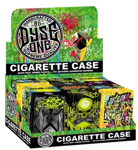 [ITM23062065916591] DYSE ONE KINGSIZE PLASTIC CIGARETTE CASE ITEM DO-CC-140 BOX OF 12