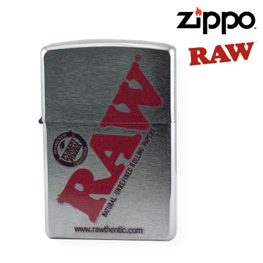 ZIPPO LIGHTER 200 RAW BRUSHED CHROME
