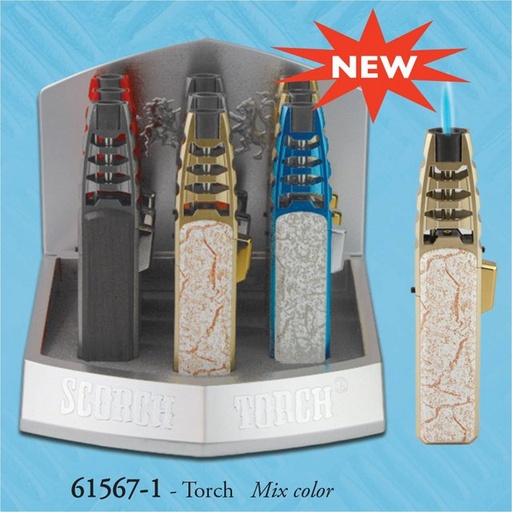 [ITM23062081118111] SCORCH TORCH LIGHTER #61567 BOX OF 9