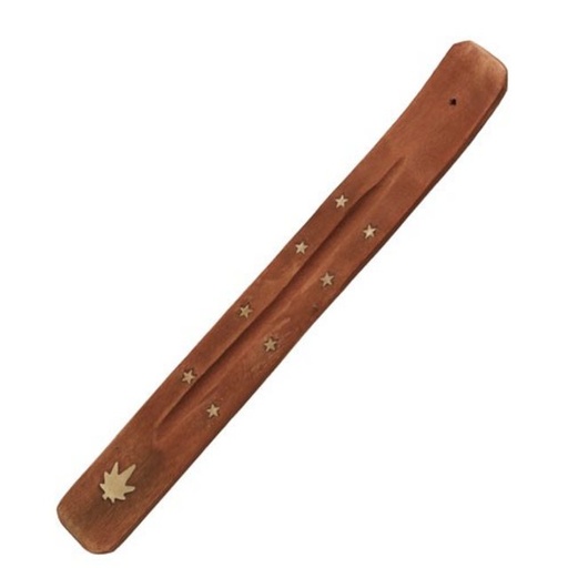 [ITM23062087718771] WILD BERRY DESIGN WOOD INCENSE HOLDER 12CT #XWIB