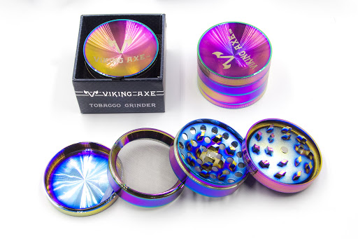 [ITM23062094839483] VIKING AXE GRINDER 4PART 50MM ASSORTED COLORS