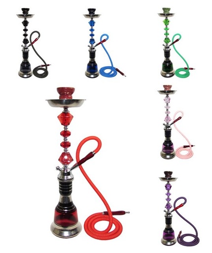 [ITM23062097839783] ZEBRA SMOKE FLAGSHIP 2 HOSE HOOKAH ASSORTED COLORS