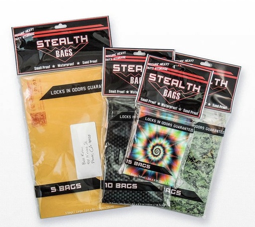 [ITM23062098069806] STEALTH BAGS 3 X 4 INCH 15CT ASSORTED DESIGN