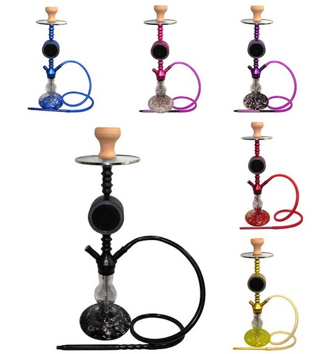 [ITM240720013157] HUSIC 3HOSE J LOBEZ HOOKAH ASSORTED COLORS
