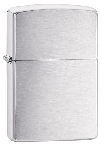 ZIPPO LIGHTER REGULAR BRUSH FINISH CHROME