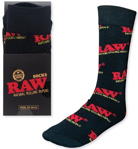 [ITM310821020271] RAW FEET SOCKS BLACK
