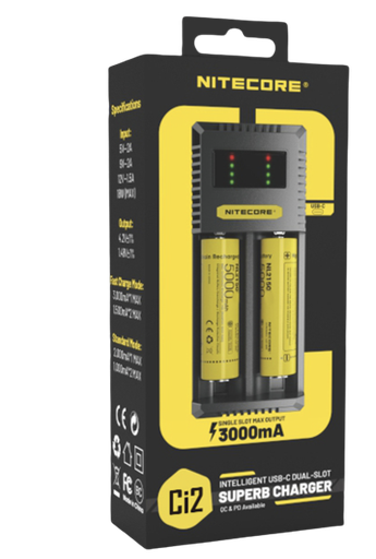 [NITE-08262] NITECORE CI2 DUAL-SLOT BATTERY CHARGER