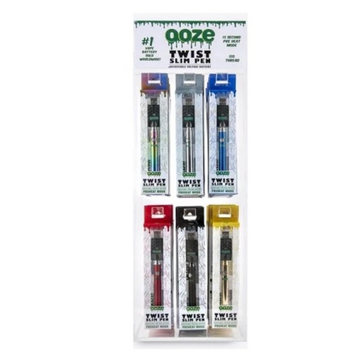 [OOZE TWIST SLIM PEN 320MAH] OOZE TWIST SLIM PEN 48CT DISPLAY