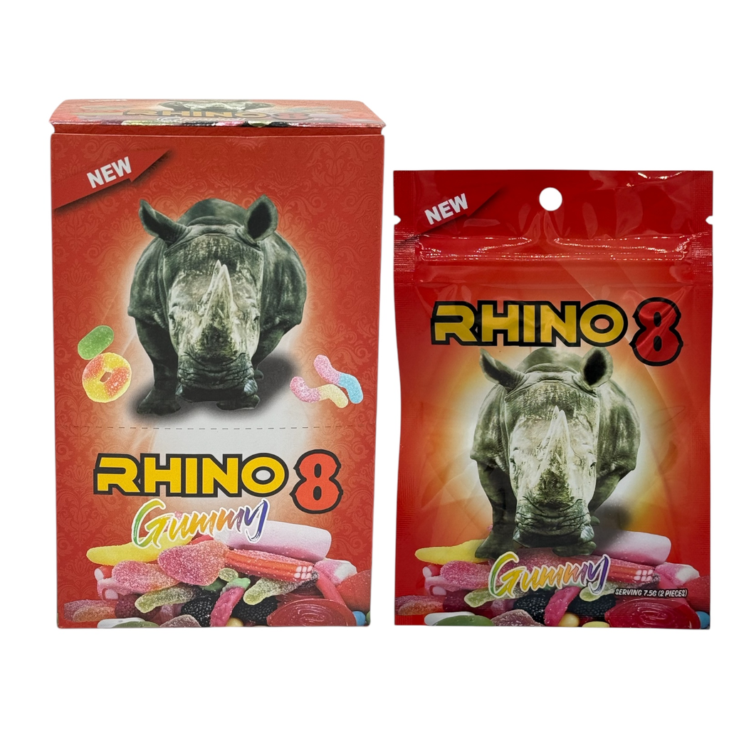 RHINO 8 ENHANCEMENT GUMMIES 3CT BAG