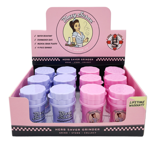 [BLAZ-12656] BLAZY SUSAN X HERBSAVER MINI GRINDER BOX OF 12
