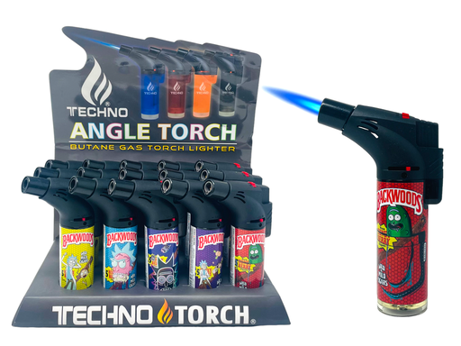[TECH-06094] TECHNO TORCH #71139-BWRM3 BACKWOODS RICK & MORTY TORCH LIGHTER BOX OF 15