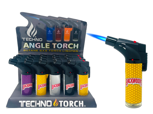 [TECH-06104] TECHNO TORCH #78139-BWM1 BACKWOODS HONEYCOMB TORCH LIGHTER BOX OF 15