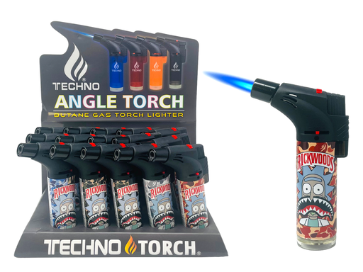 [TECH-06106] TECHNO TORCH #98139-RW1 BACKWOODS RICK TORCH LIGHTER BOX OF 15