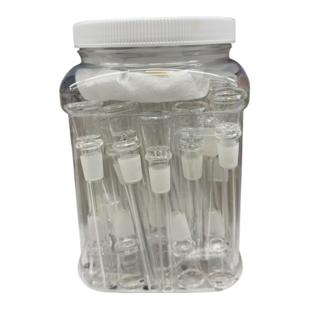 6" GLASS DOWNSTEM 45CT JAR #COD-0012