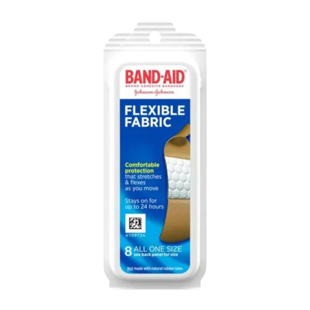 BAND-AID TRU-STAY ONE SIZE BANDAGES 8CT BOX OF 12