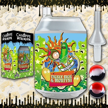 CAN A PIPE 2 IN 1 GLASS BUBBLER & NECTAR COLLECTOR MIX DESIGNS