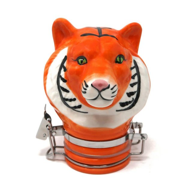CONTAINED ART PORCELAIN JAR TIGER 100ML