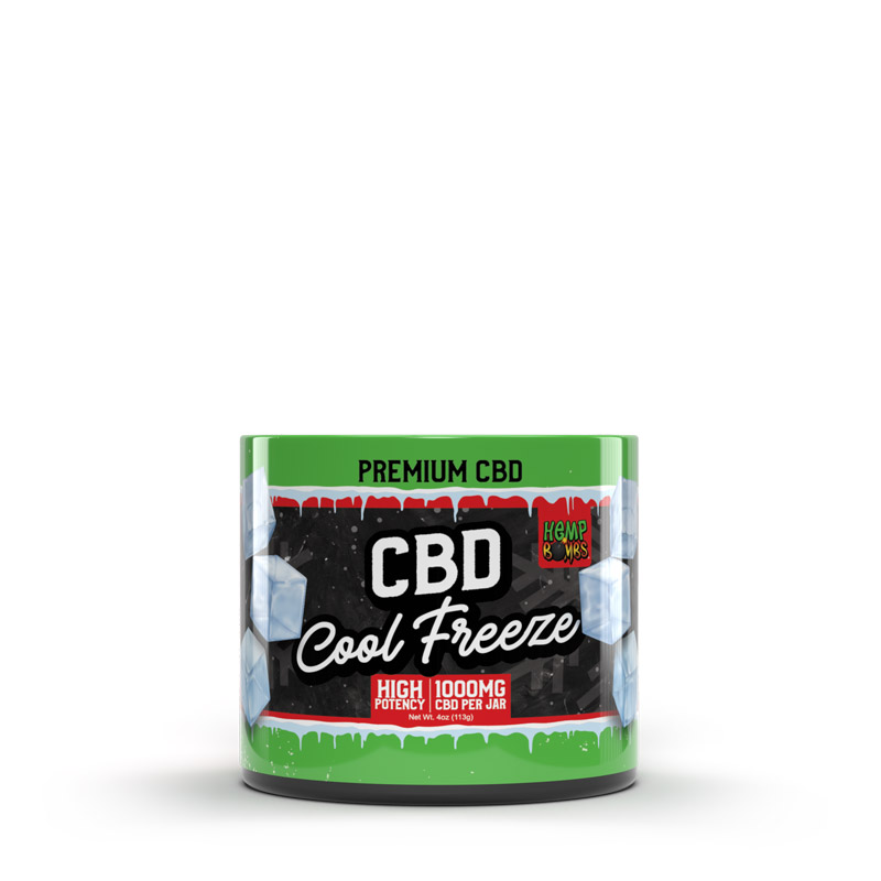 HEMP BOMB CBD HIGH POTENCY 1000MG PAIN FREEZE JAR