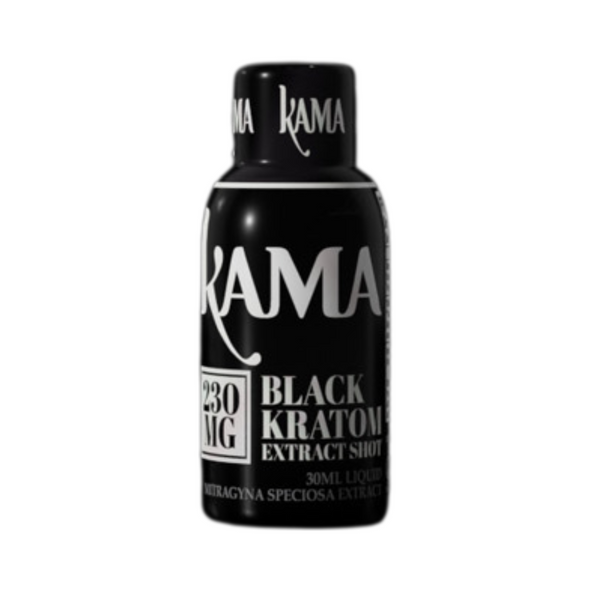 KAMA 230MG BLACK KRATOM EXTRACT SHOTS BOX OF 12