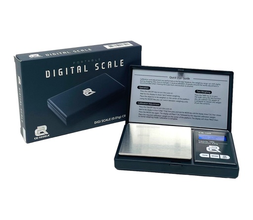 [CR 1-12943] CR-100BLK PORTABLE DIGITAL SCALE 100G X 0.01G