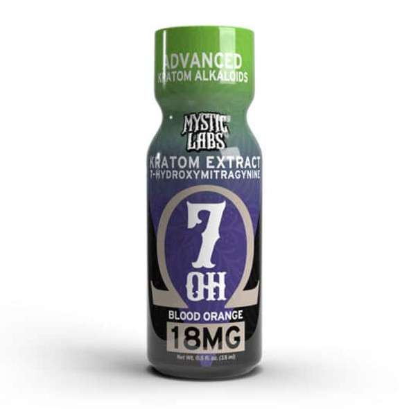 MYSTIC LABS 7-HYDROXY KRATOM EXTRACT SHOTS BOX OF 12