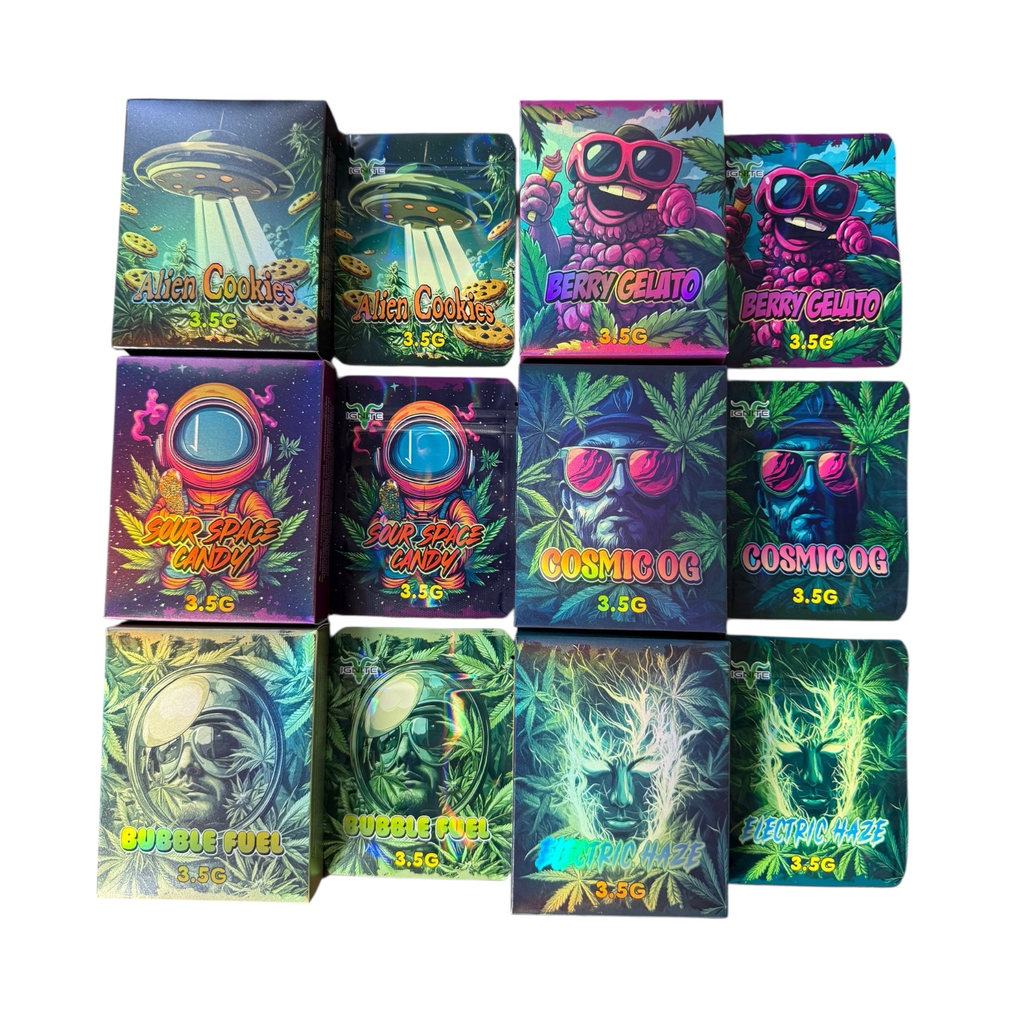 NEW DESIGN SMELL PROOF BOXES 50CT