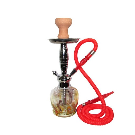 [DUD -05255] DUD IVANKA HOOKAH 1 HOSE ASSORTED COLORS