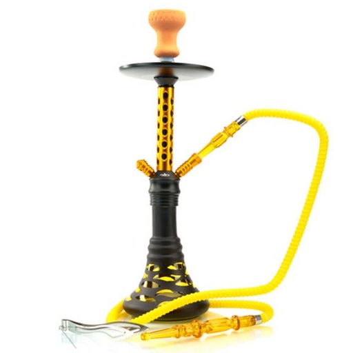 [DUD -05259] DUD SPOTTED HOOKAH 1 HOSE ASSORTED COLORS