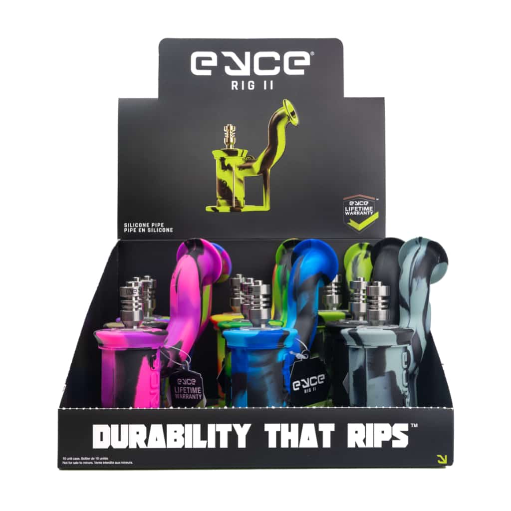 EYCE RIG II SILICONE PIPE BOX OF 9