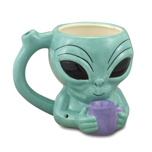 [FAS-00396] FASHIONCRAFT CERAMIC ALIEN PIPE MUG #82542
