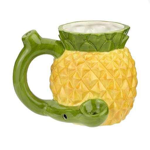 [FAS-00406] FASHIONCRAFT CERAMIC PINEAPPLE PIPE MUG #88114