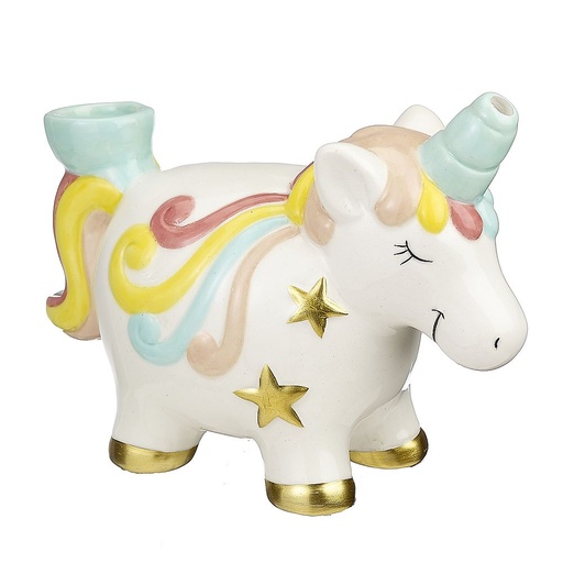 [FAS-00420] FASHIONCRAFT CERAMIC UNICORN PIPE #88109