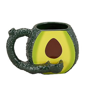 [FASH-05978] FASHIONCRAFT CERAMIC AVOCADO MUG #82511