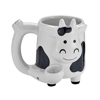 [FASH-05996] FASHIONCRAFT CERAMIC COW MUG #88090