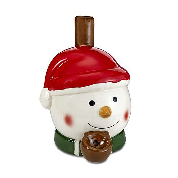 [FASH-06018] FASHIONCRAFT CERAMIC SNOWMAN PIPE #88164