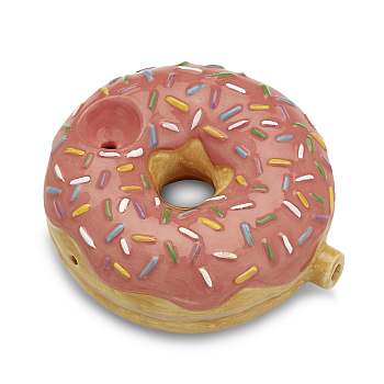 [FASH-06036] FASHIONCRAFT CERAMIC STRAWBERRY DONUT PIPE #82560