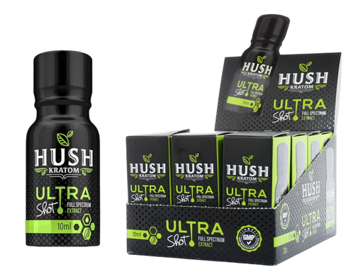 [HUSH-15132] HUSH ULTRA EXTRACT KRATOM SHOTS 10ML BOX OF 12